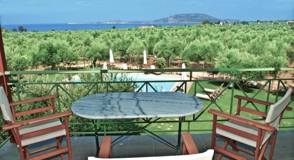 Messinian Horizons Apartman Marathópoli Kültér fotó